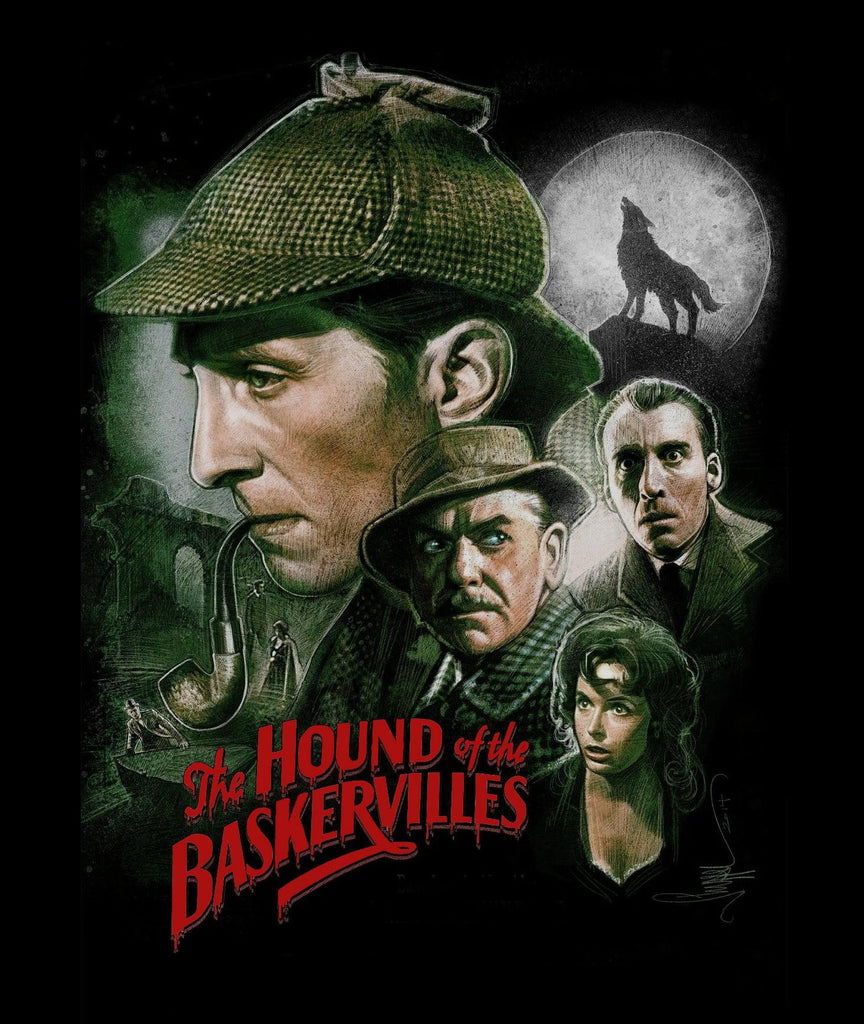 Hound Of The Baskervilles - Classic British Horror Movie Art - T-Shirt - Wild Star Hearts 