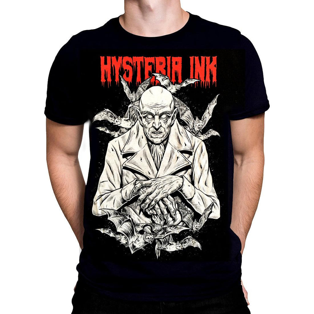 Hysteria Ink - NOSFERATU - Men's T-Shirt - Black - Wild Star Hearts 