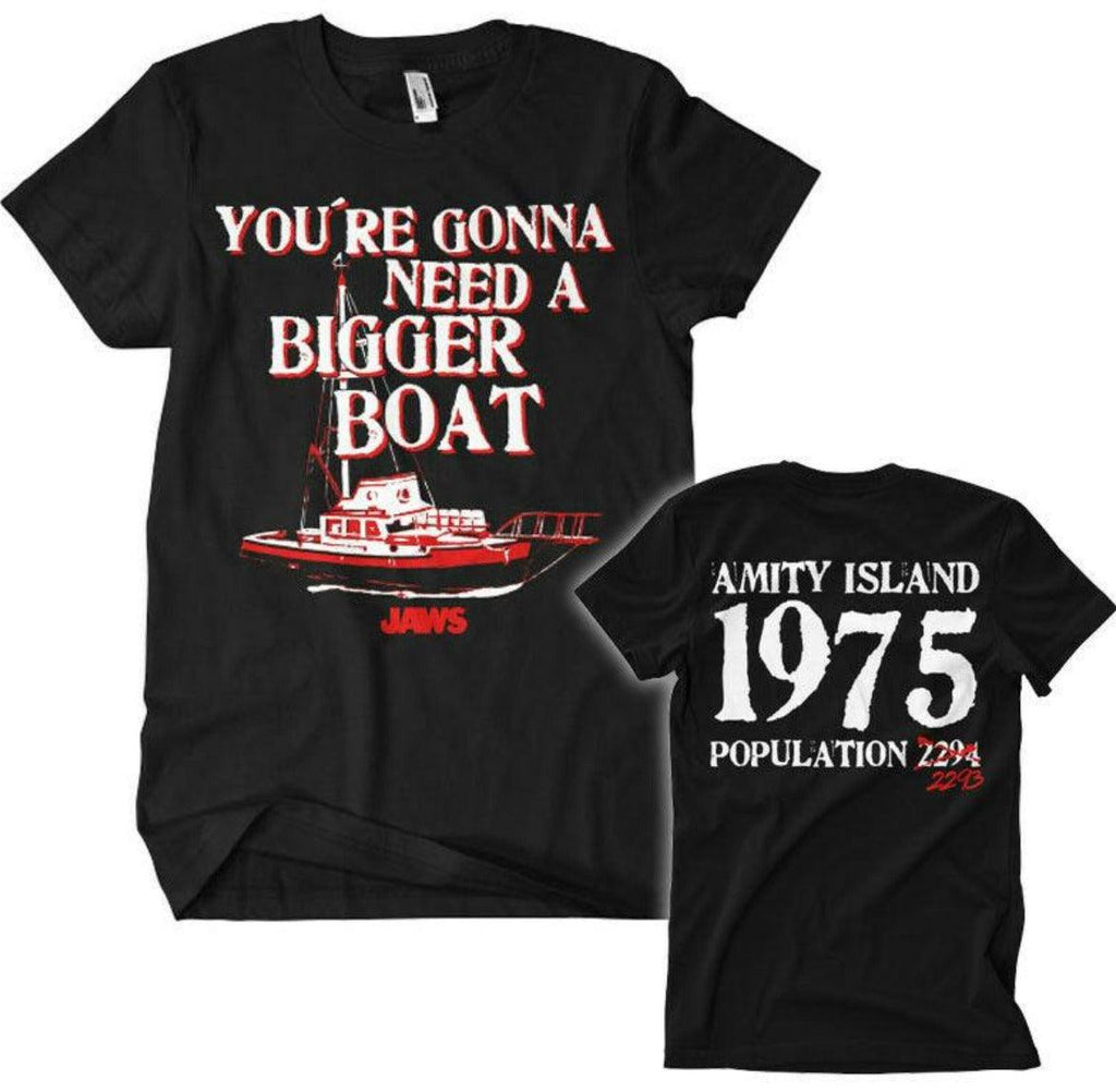 JAWS - Bigger Boat - T-Shirt - Wild Star Hearts 