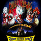 Killer Klowns - Classic Horror B-Movie Art - T-Shirt - Wild Star Hearts 