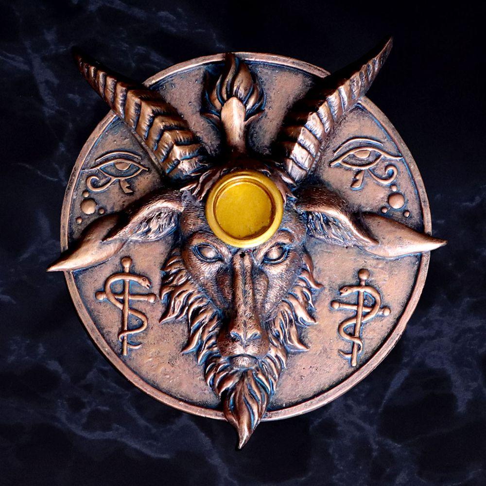 Nemesis Now - Baphomet's Prayer - Incense and Candle Holder - Wild Star Hearts 