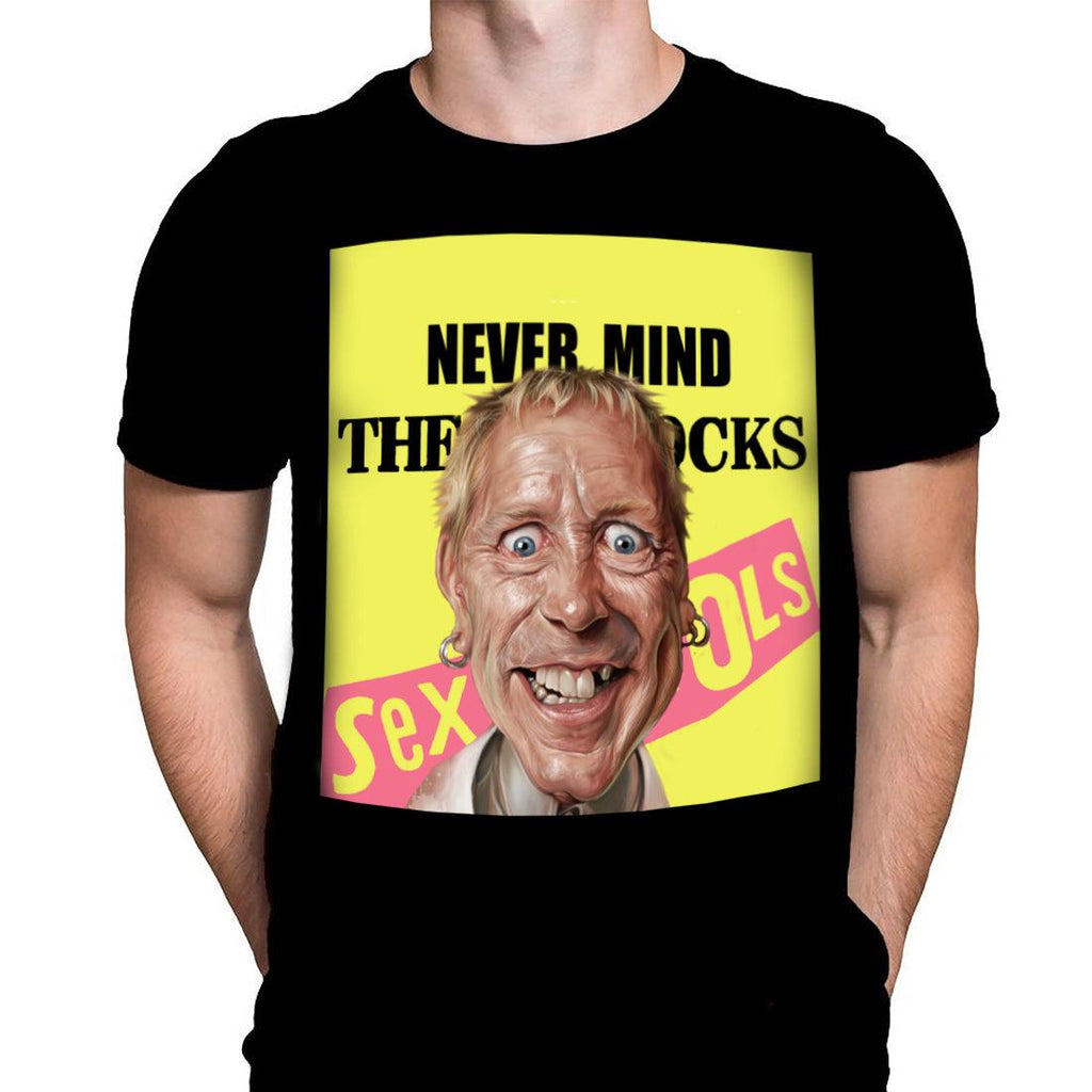 Never Mind It's Only Johnny Rotten - T-Shirt by Sebastian Cast - Wild Star Hearts 