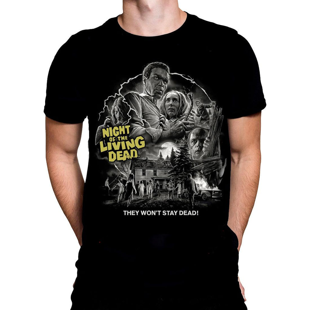 Night Of The Living Dead - Classic Horror Movie T-Shirt - Wild Star Hearts 