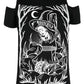 Restyle - Burn The Witch - Women's Cold Shoulder Top - Wild Star Hearts 