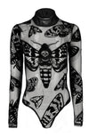 Restyle - Death's Head Moth mesh bodysuit - Wild Star Hearts 