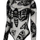Restyle - Death's Head Moth mesh bodysuit - Wild Star Hearts 