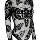 Restyle - Death's Head Moth mesh bodysuit - Wild Star Hearts 