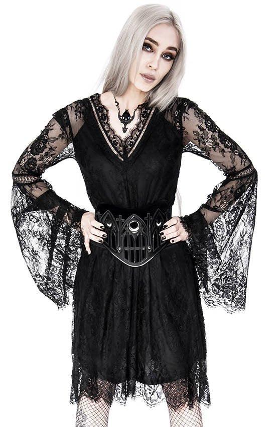 Restyle - Eyelash Lace Dress - Gothic Lace Dress - Wild Star Hearts 