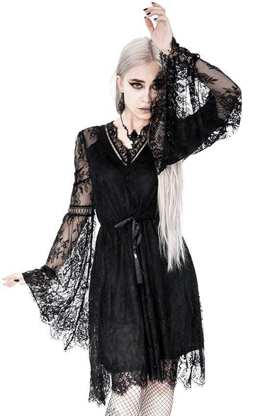 Restyle - Eyelash Lace Dress - Gothic Lace Dress - Wild Star Hearts 