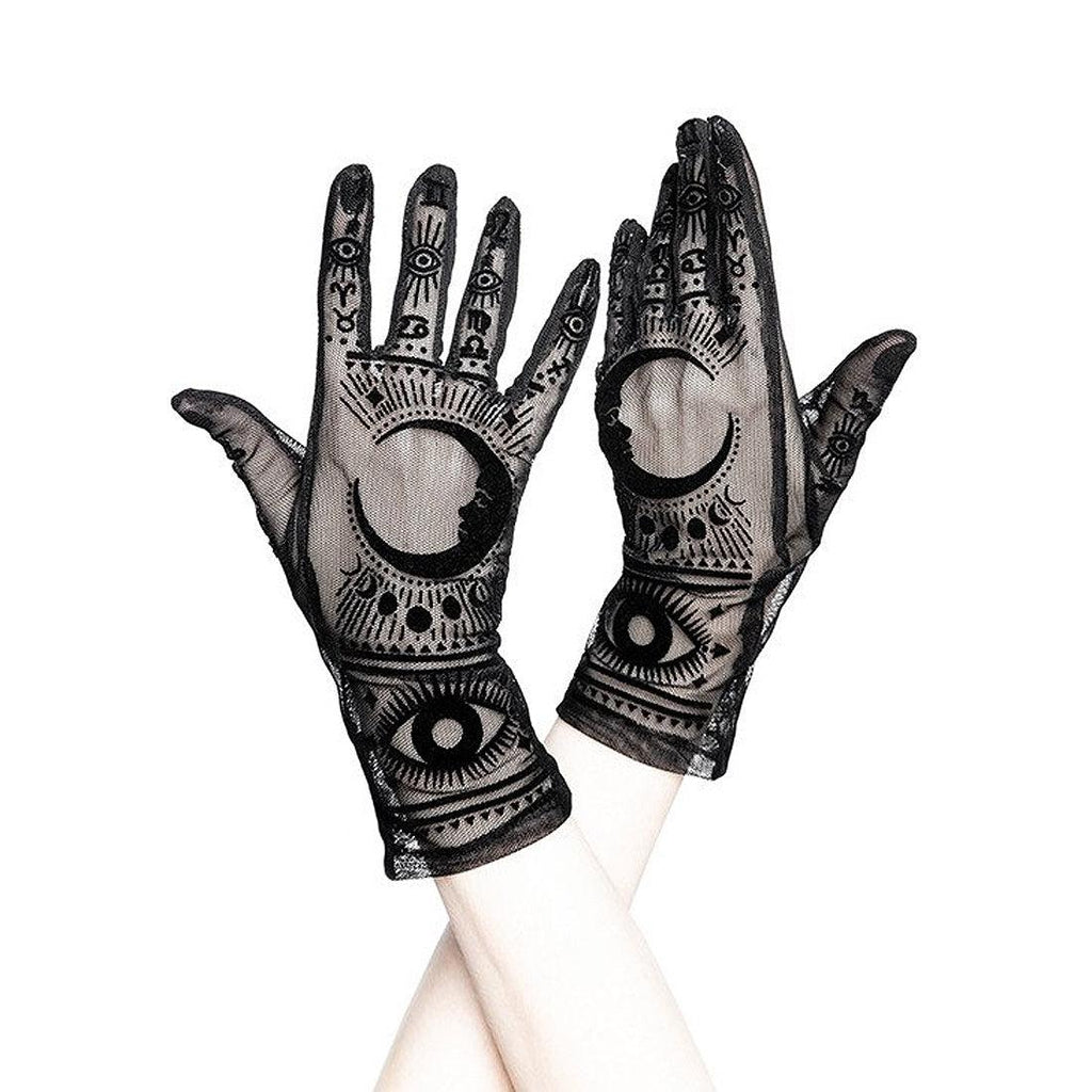 Front image of gloves on model