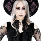Restyle - Gothic Hat with Burgundy Monogram Baroque style - Wild Star Hearts 