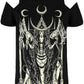 Restyle - HECATE - Women's Cold Shoulder Top - Wild Star Hearts 