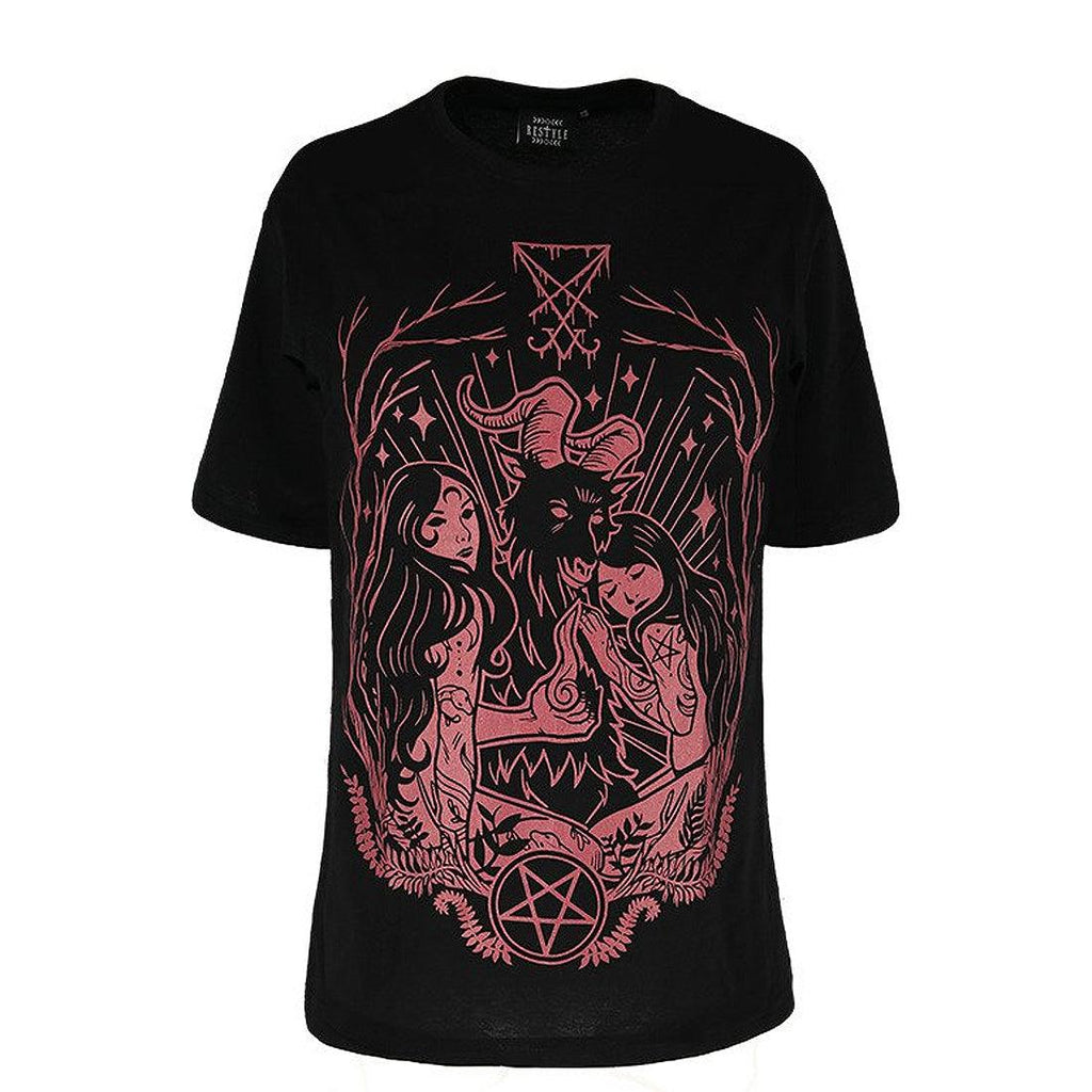 Restyle Clothing Lucifer Blood Red - T-shirt