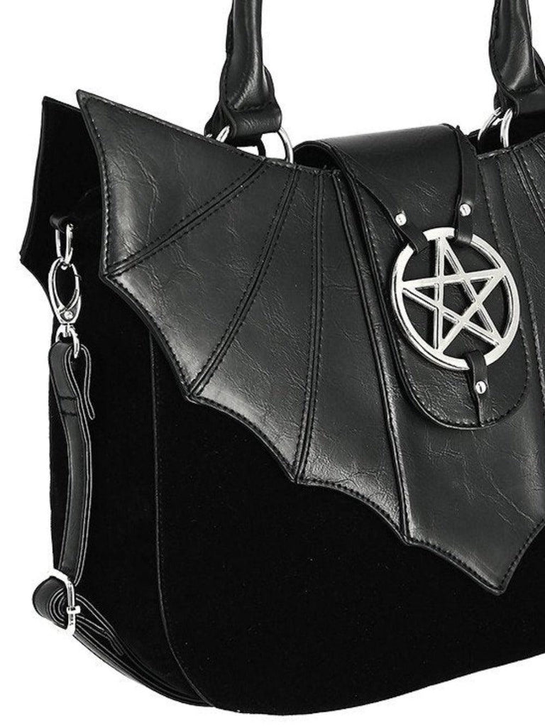 Restyle - OMINOUS BAG - bat purse with pentagram - Wild Star Hearts 