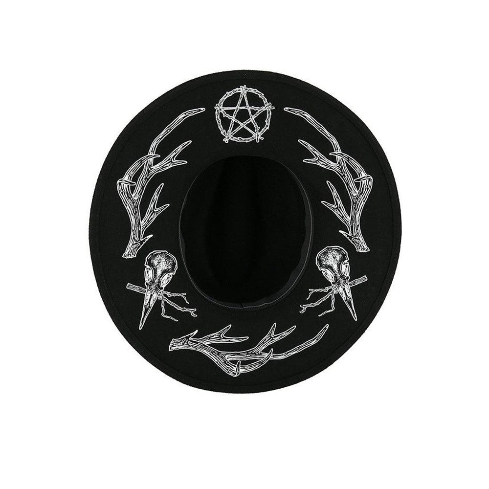 Witch Hat Restyle Clothing Moon Child Wide Brim Hat Women's