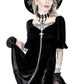 Restyle - Velvet Sweetheart Dress - Black Velvet Dress - Wild Star Hearts 