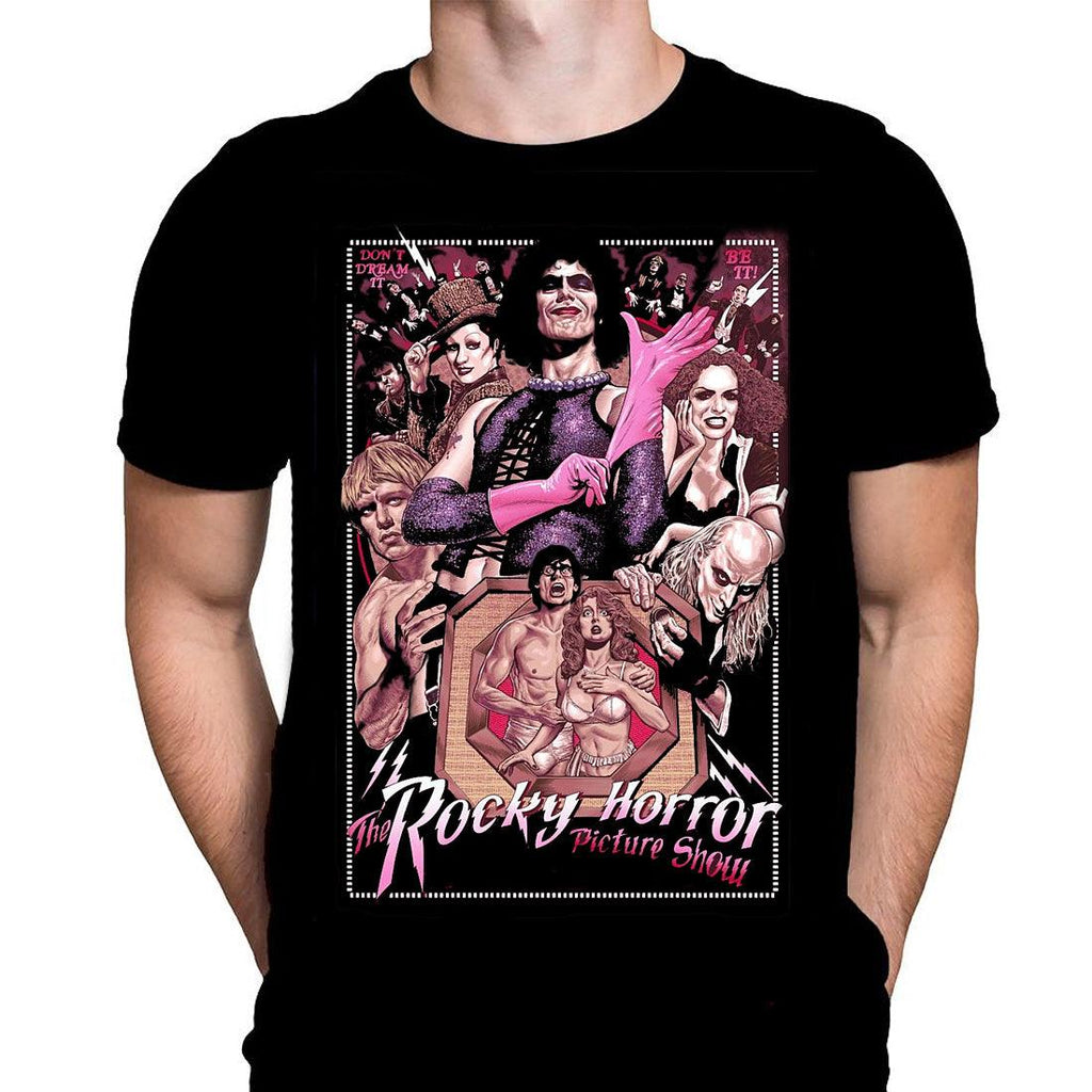 Rocky Horror Montage - Classic Musical Horror - T-Shirt - Wild Star Hearts 