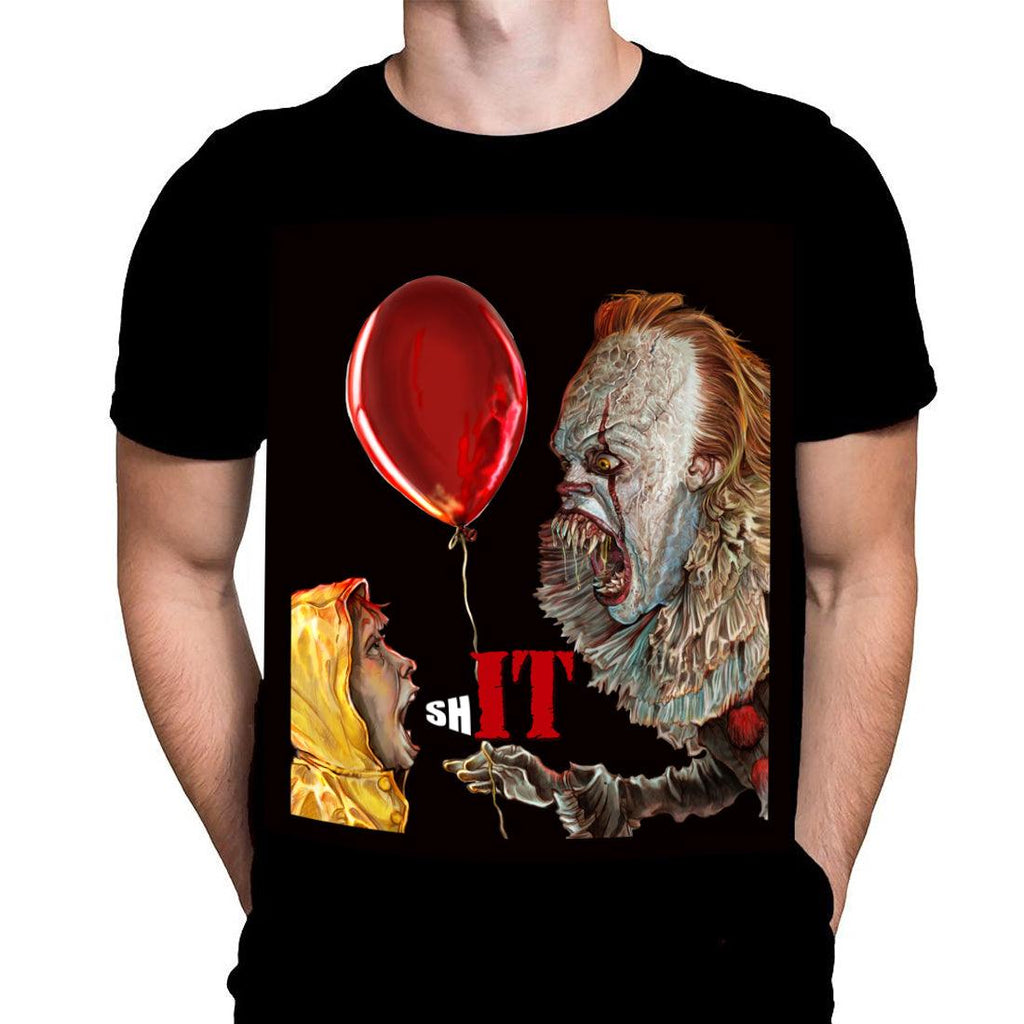 SH-IT - Pennywise - Horror Movie - T-Shirt by Sebastian Cast - Wild Star Hearts 