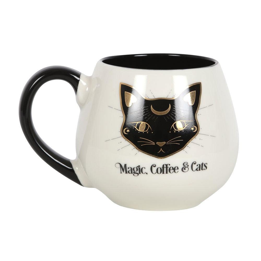 Something Different - Magic, Coffee, Cats - Bone China Mug - Wild Star Hearts 