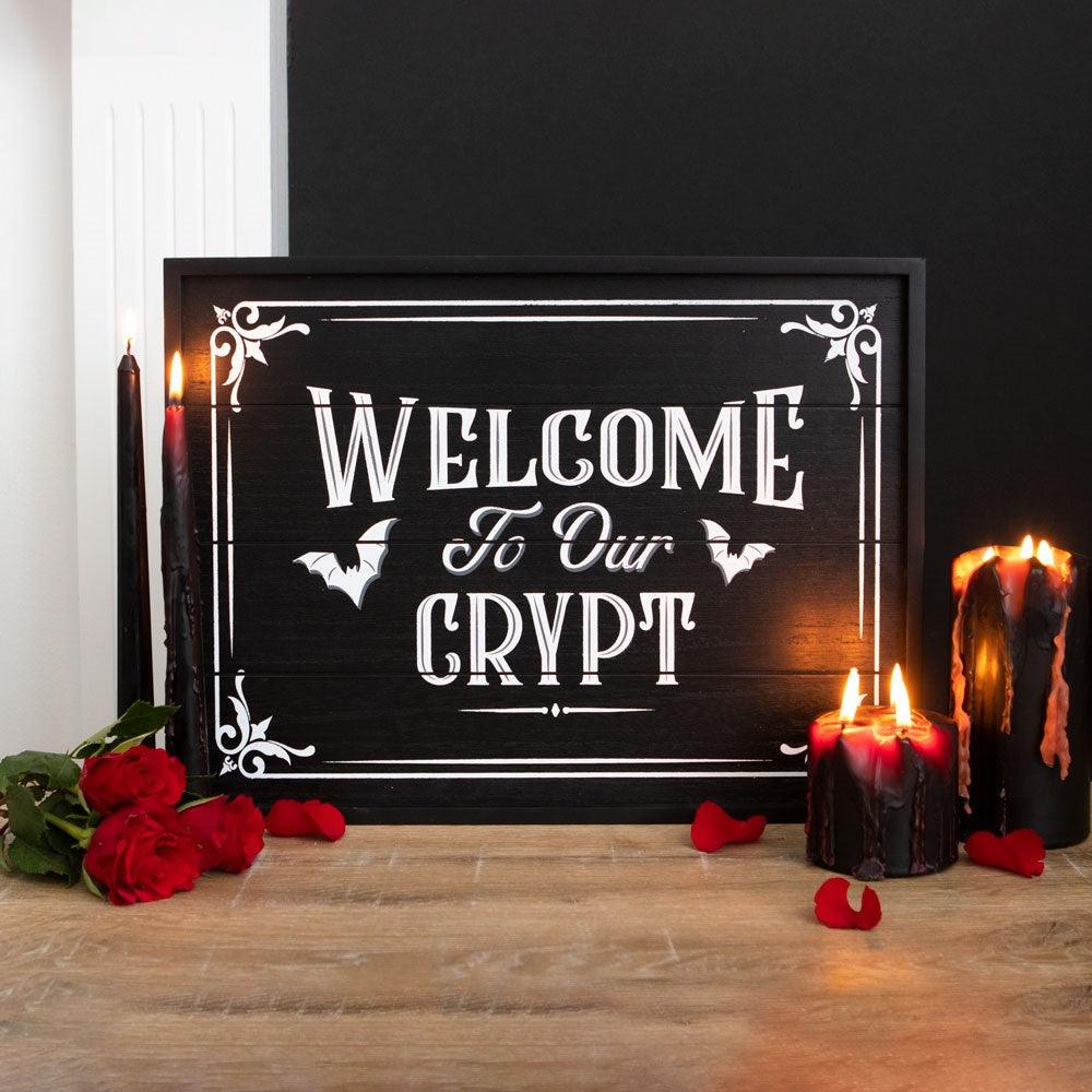 Something Different - Welcome to Our Crypt - Wall Plaque - Wild Star Hearts 