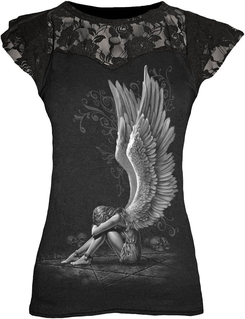 Image of front of Goth Top 