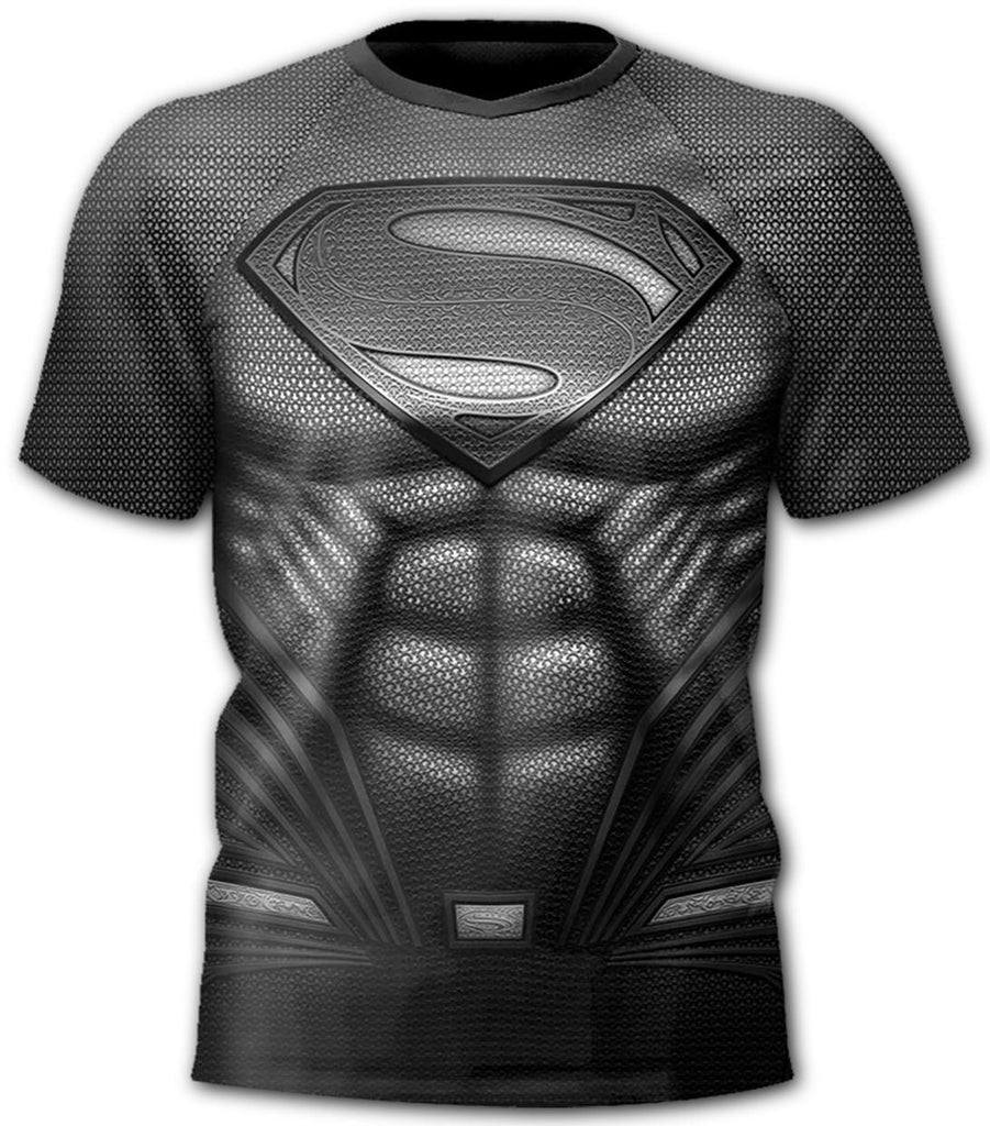 Spiral - Superman - Sustainable Football / Active Wear Shirt - Wild Star Hearts 