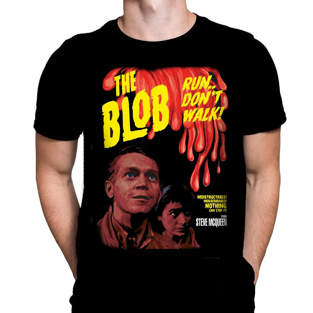 The Blob - Classic Horror Movie Art - T-Shirt - Wild Star Hearts 
