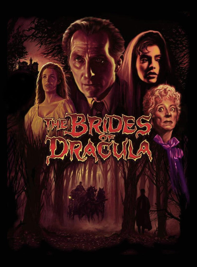 THE BRIDES OF DRACULA - Movie Art - T-Shirt - Wild Star Hearts 