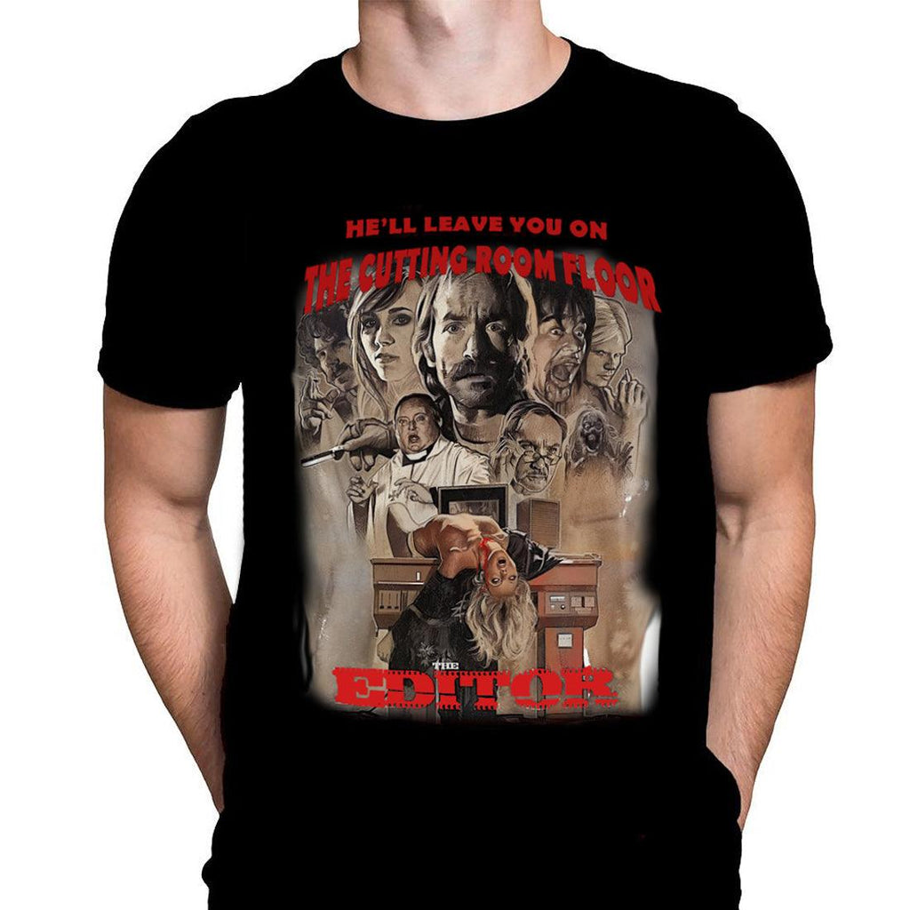 The Editor - Classic Horror Movie Art - T-Shirt - Wild Star Hearts 