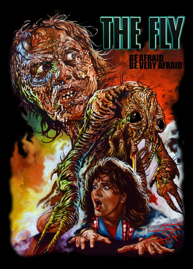 The Fly - Classic Horror Movie Art - T-Shirt by Rick Melton - Wild Star Hearts 