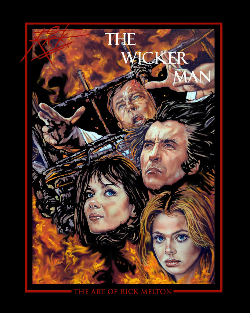 The Wicker Man - Movie Art by Rick Melton - T-Shirt - Wild Star Hearts 
