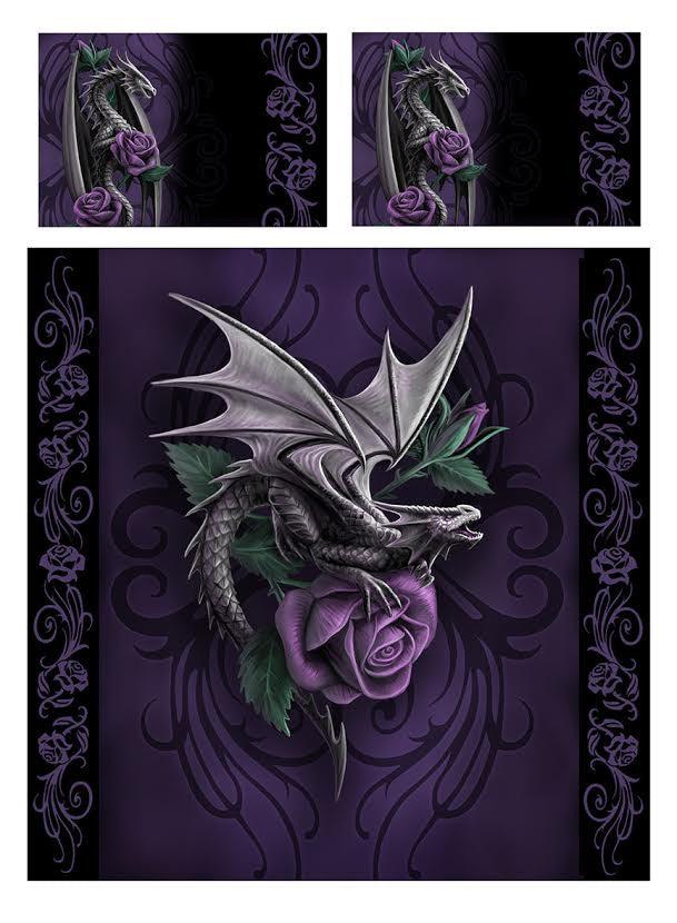 Dragon Beauty Design on Duvet Cover/Pillowcases