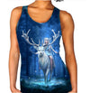 WILD STAR - FANTASY FOREST - Women's Vest Top by Anne Stokes - Wild Star Hearts 