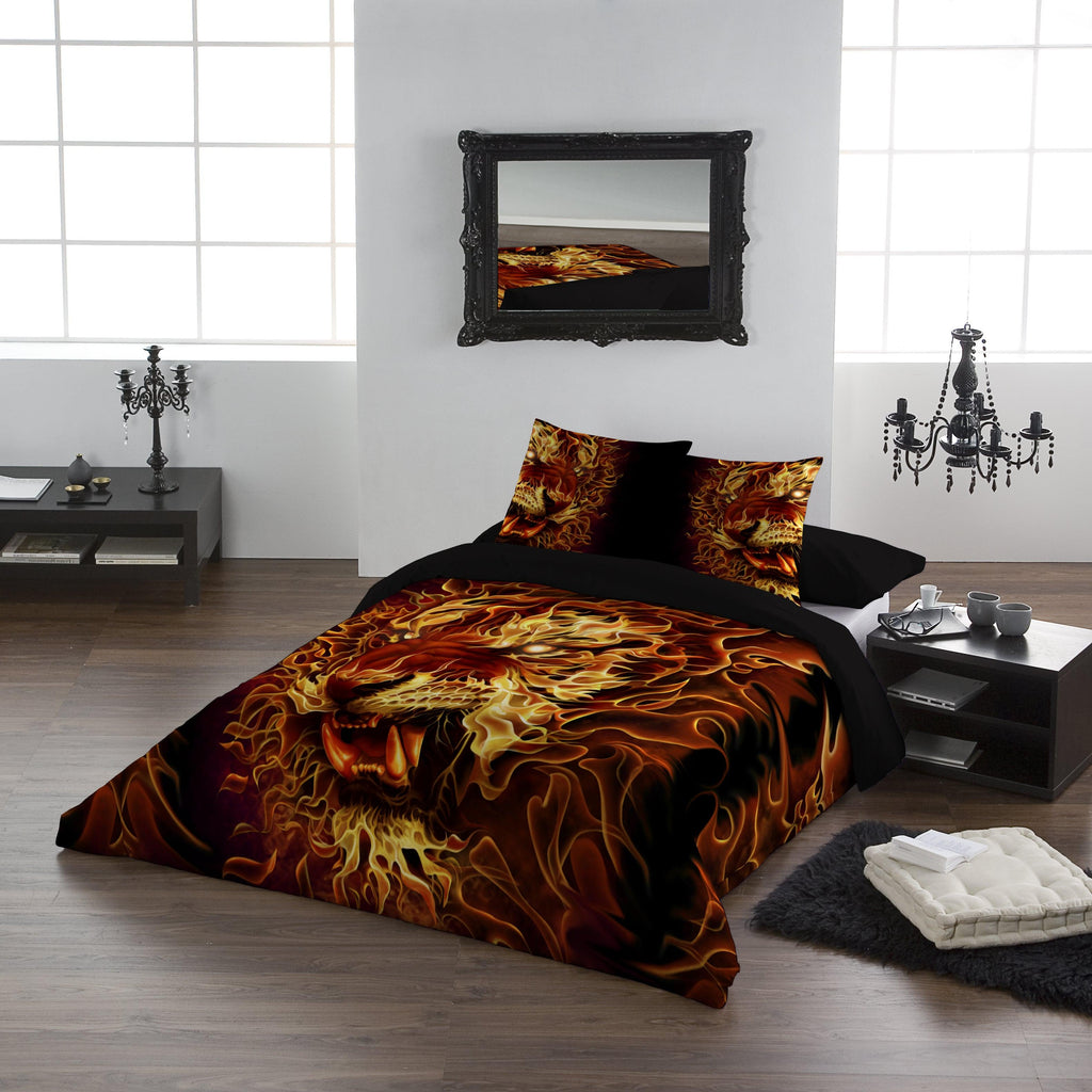 Image of Duvet Cover Set shown on a Bed
