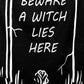 Wild Star Hearts - A Witch Lies Here - Beach Towel - Wild Star Hearts 