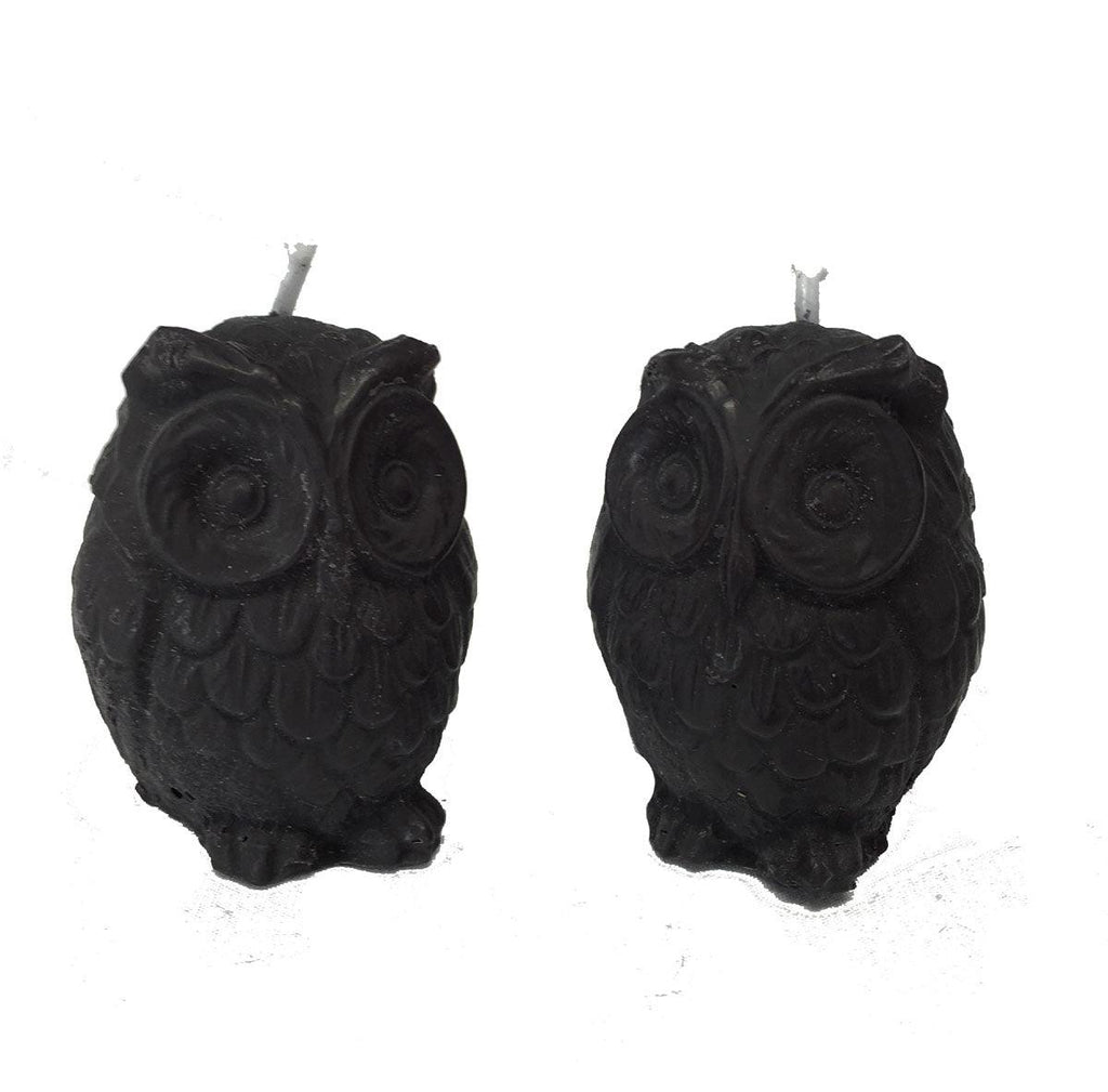 Wild Star Hearts - BLACK OWLS - Pair of Scented Candle - Wild Star Hearts 