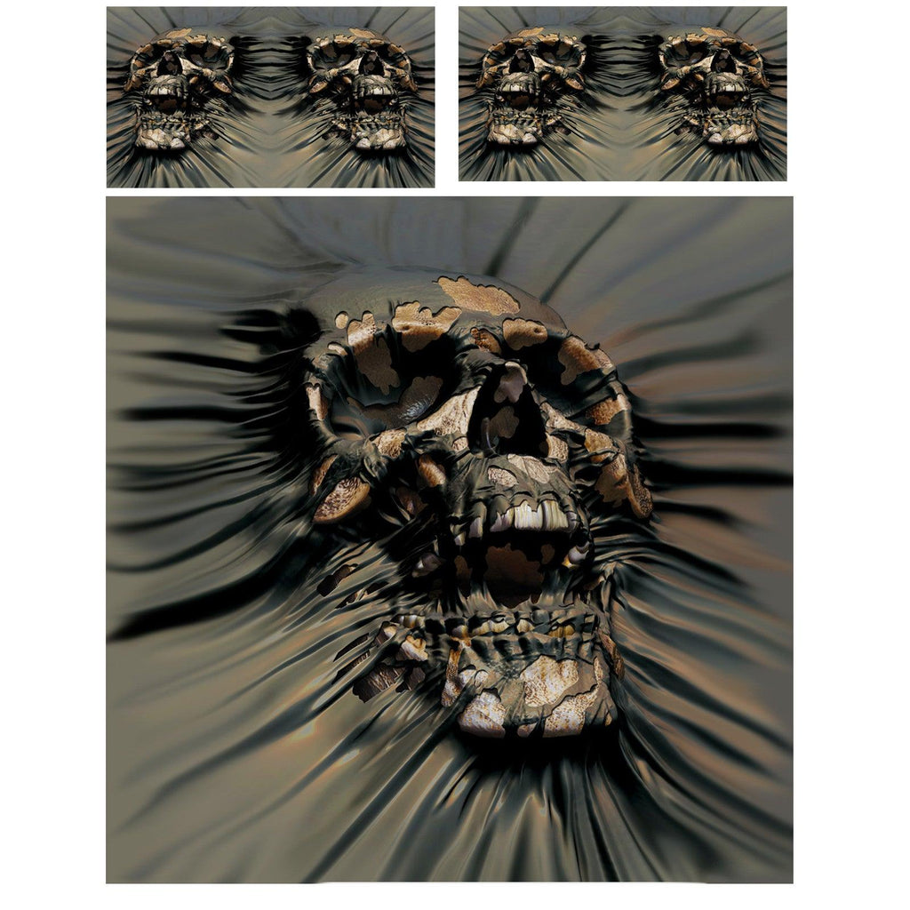Close up of Skull Rip Design