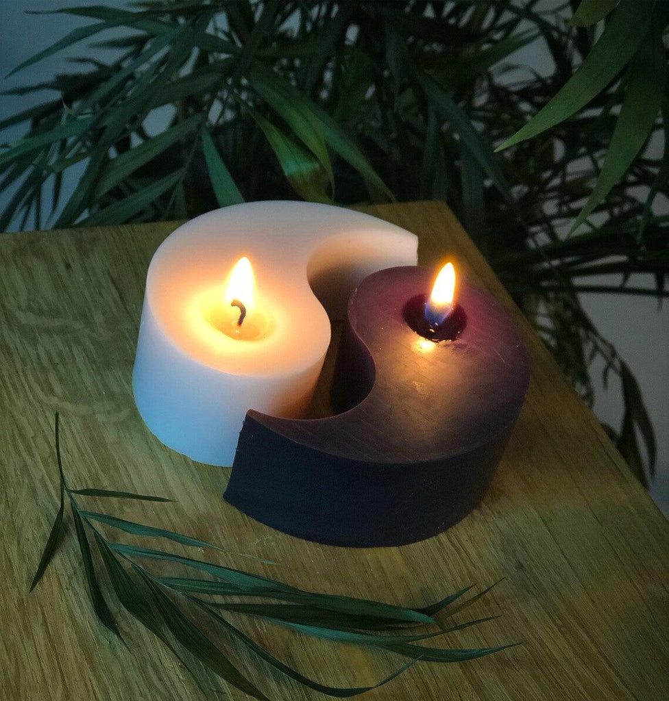 Wild Star Hearts - YIN YANG INNER PEACE - Mint & Eucalyptus Scented Candles - Wild Star Hearts 
