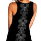 Image of Back of Goth Top on Model