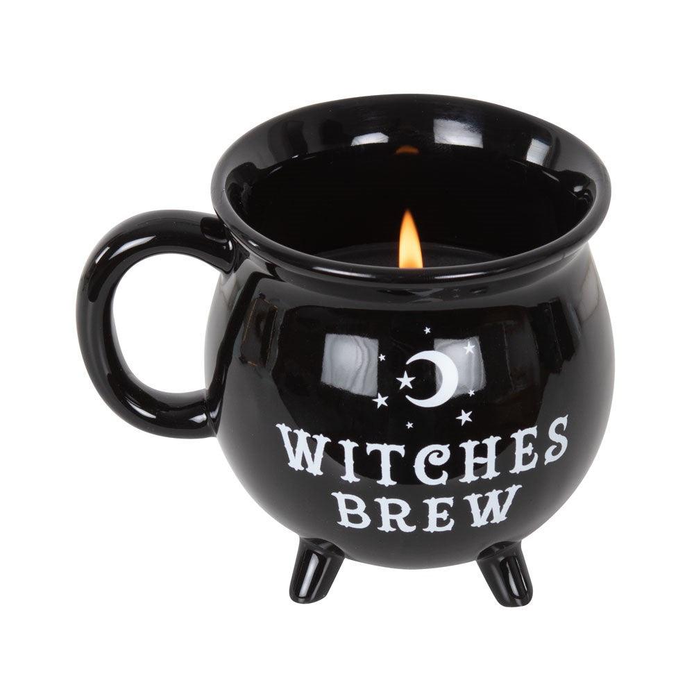 Witches Brew Cauldron Candle - Ceramic Mug - Wild Star Hearts 
