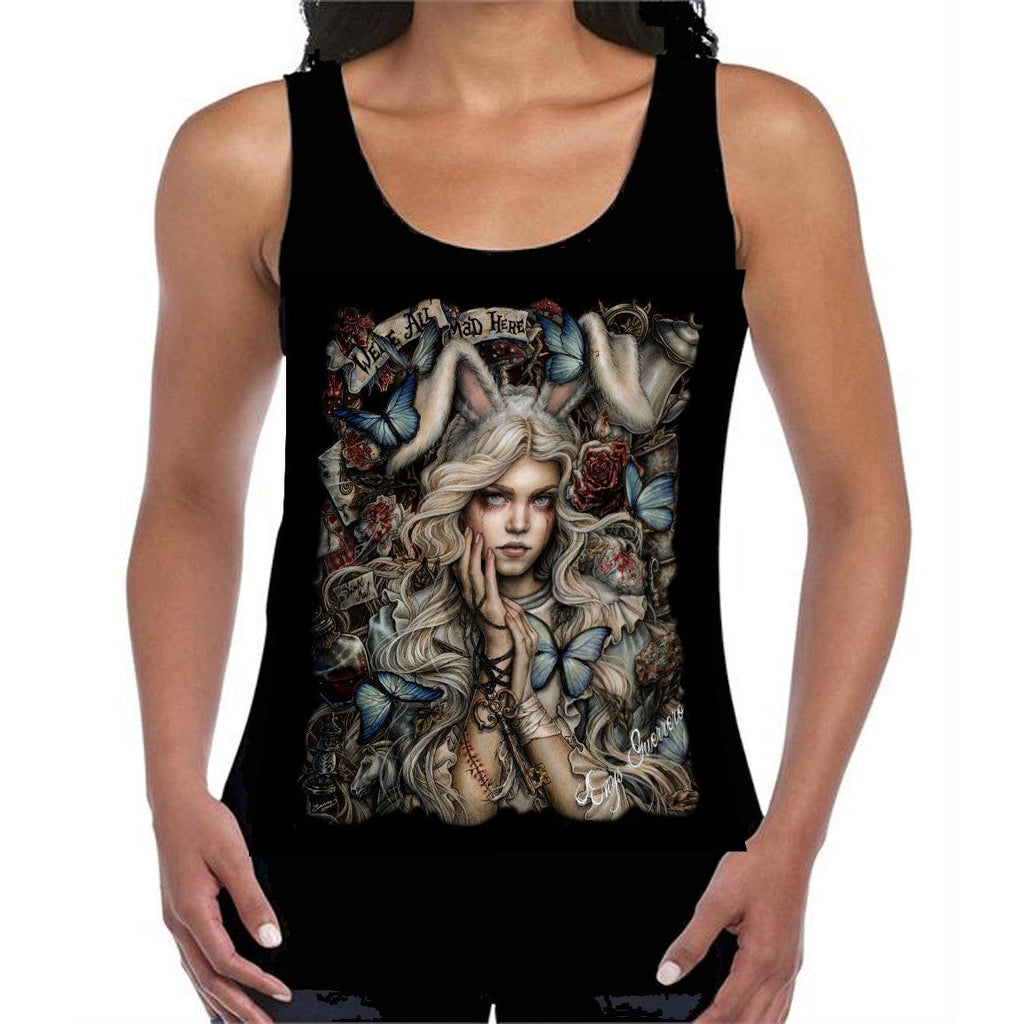 WSH - BACK TO WONDERLAND - Womens Tank Top by Enys Guerrero - Wild Star Hearts 