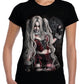 WSH - Harley Madness - Womens Capsleeve T-Shirt by Enys Guerrero - Wild Star Hearts 