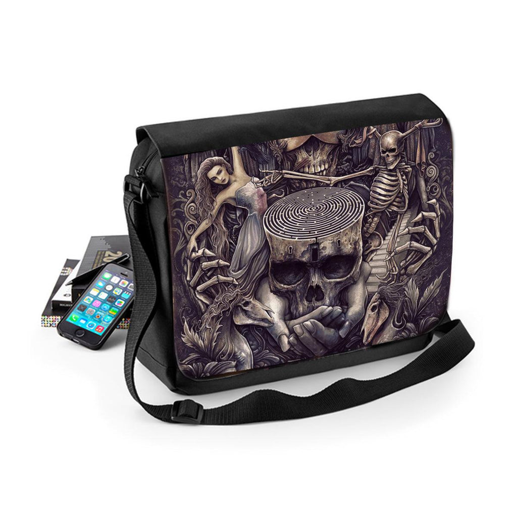WSH - Labyrinth - Messenger Bag featuring artwork by Chris Lovell - Wild Star Hearts 