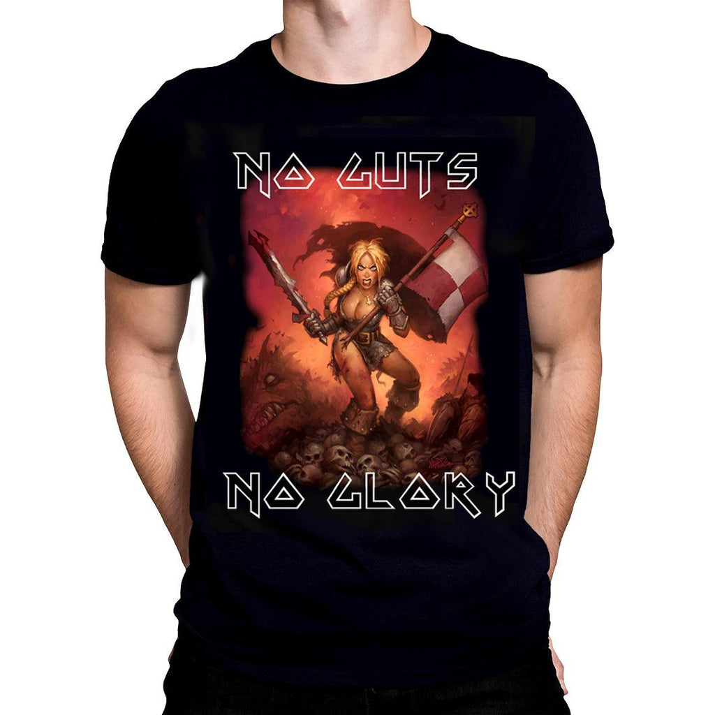 WSH - No Guts No Glory - T-Shirt by Matt Dixon Art - Wild Star Hearts 