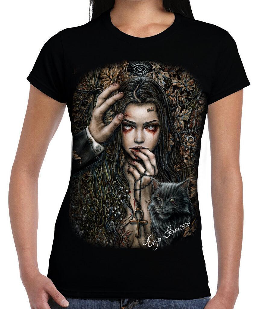 WSH - The Visitor - Womens Capsleeve T-Shirt by Enys Guerrero - Wild Star Hearts 